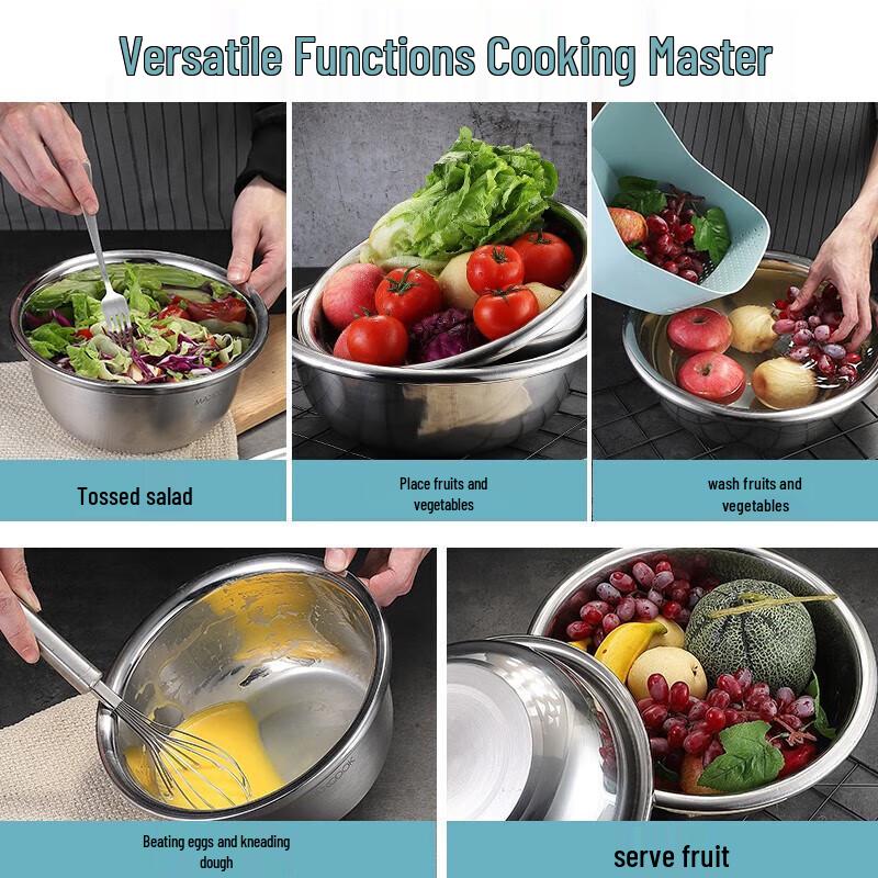 Meichu 304 Stainless Steel Mixing Bowl