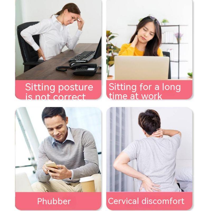 6 Rollers Manual Neck Massager Shoulder Cervical Spine Kneading Massage Point Pressure Therapy for Body Relaxation Pain Relief Health Massage Tool