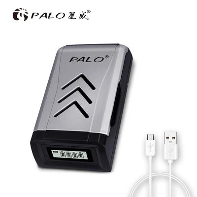 PALO USB-зарядное устройство для ЖК-дисплея Зарядное устройство для аккумуляторов Ni-MH Ni-CD типа AA AAA 1,2 В