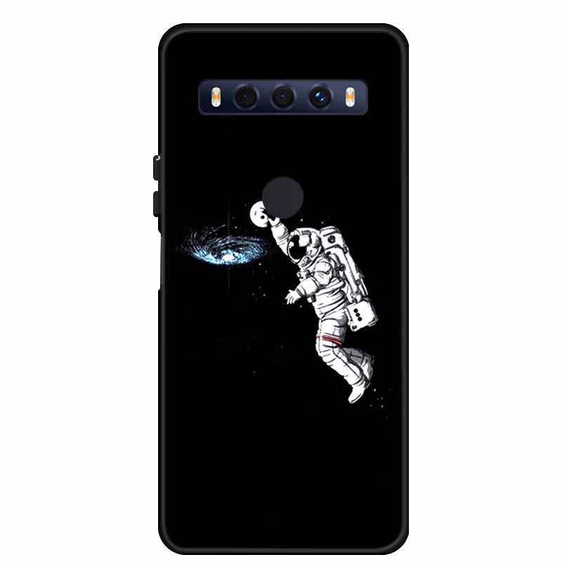 For TCL 10 SE Case Popular Picture Black Silicone Soft Back Cover Case For TCL 10 SE Phone Case Cover 10SE 6.52" Coque Funda Bag