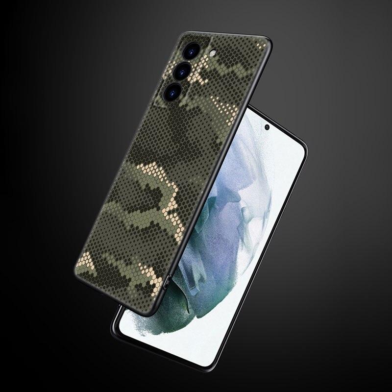Камуфляжный армейский чехол для телефона для Samsung Galaxy S22 Pro S21 S20 Ultra FE S10 Lite 5G S10E S9 S8 Plus, мягкий черный чехол из ТПУ