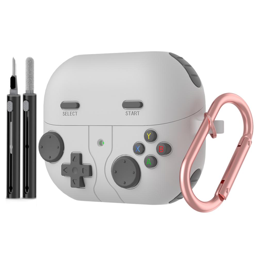 Для новых Galaxy Buds3 FE (2025) Ударопрочный чехол-накладка для Galaxy Buds 3 FE Защитный жесткий чехол-оболочка с брелоком и чистящим набором