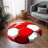 1pc Soccer Ball rug home carpet non slip design for office decor gift living room bedroom
