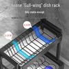 Kitchen Countertop 3-Layer Dish Drying Rack