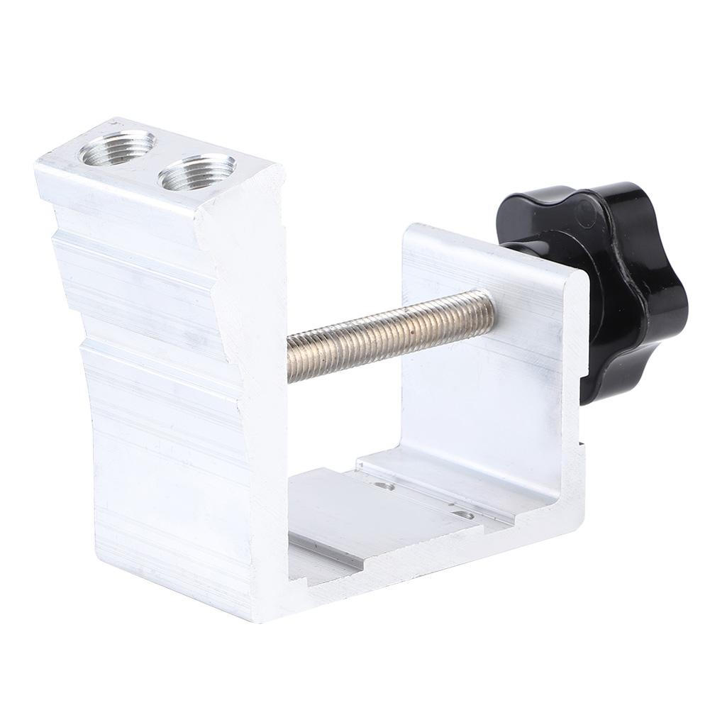 Aluminum Alloy Pocket Hole Fixture Kit Woodworking Oblique Hole Locator Positioner Drilling Tool