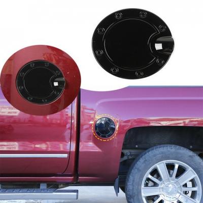 Черная крышка лючка бензобака, накладка для Chevy Silverado GMC Sierra 2014-2018