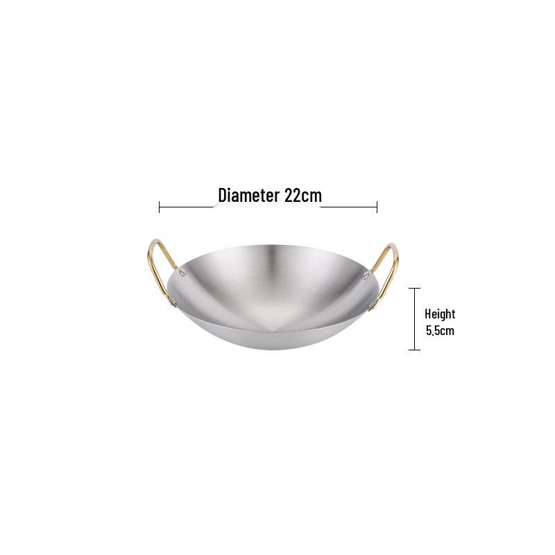 Thickened Stainless Steel Hot Pot with Alcohol Stove