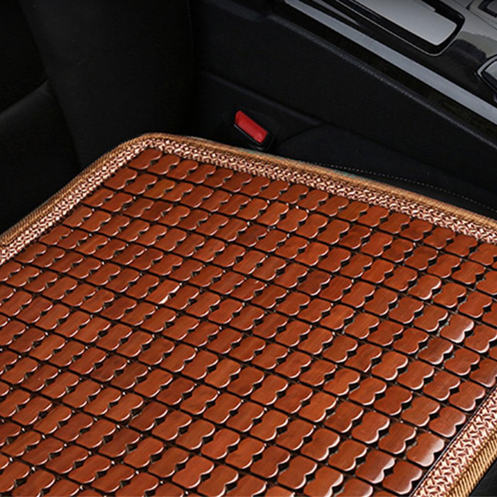 Square Bamboo Seat Cover Bamboo Summer Cooling Seat Cushion Breathable and Comfortable for Office Chair Car Seat 45x45cm