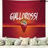 AS Roma Football Wall Tapestry Aesthetic Wall Hanging Printed Fabric Blanket Decorative Tapestries for Bedroom Living Room Home Decor
