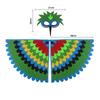 Cute Owl Wings Costume Animal Peacock Pattern Felt Cloak With Matching Mask Performance Props Halloween Carnival Cosplay Cape