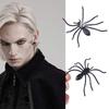 Металлические серьги-пауки Хип-хоп серьги-гвоздики с пауками Модные серьги-гвоздики Ювелирные изделия