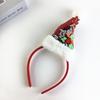 Festive Sequined Christmas Hat Headband Hair Accessory