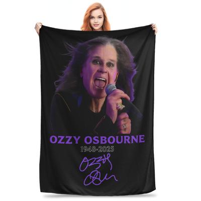 Black Sabbath Оззи Осборн Одеяла Назад к началу Теплое плюшевое одеяло для дома Фланелевое покрывало Покрывало