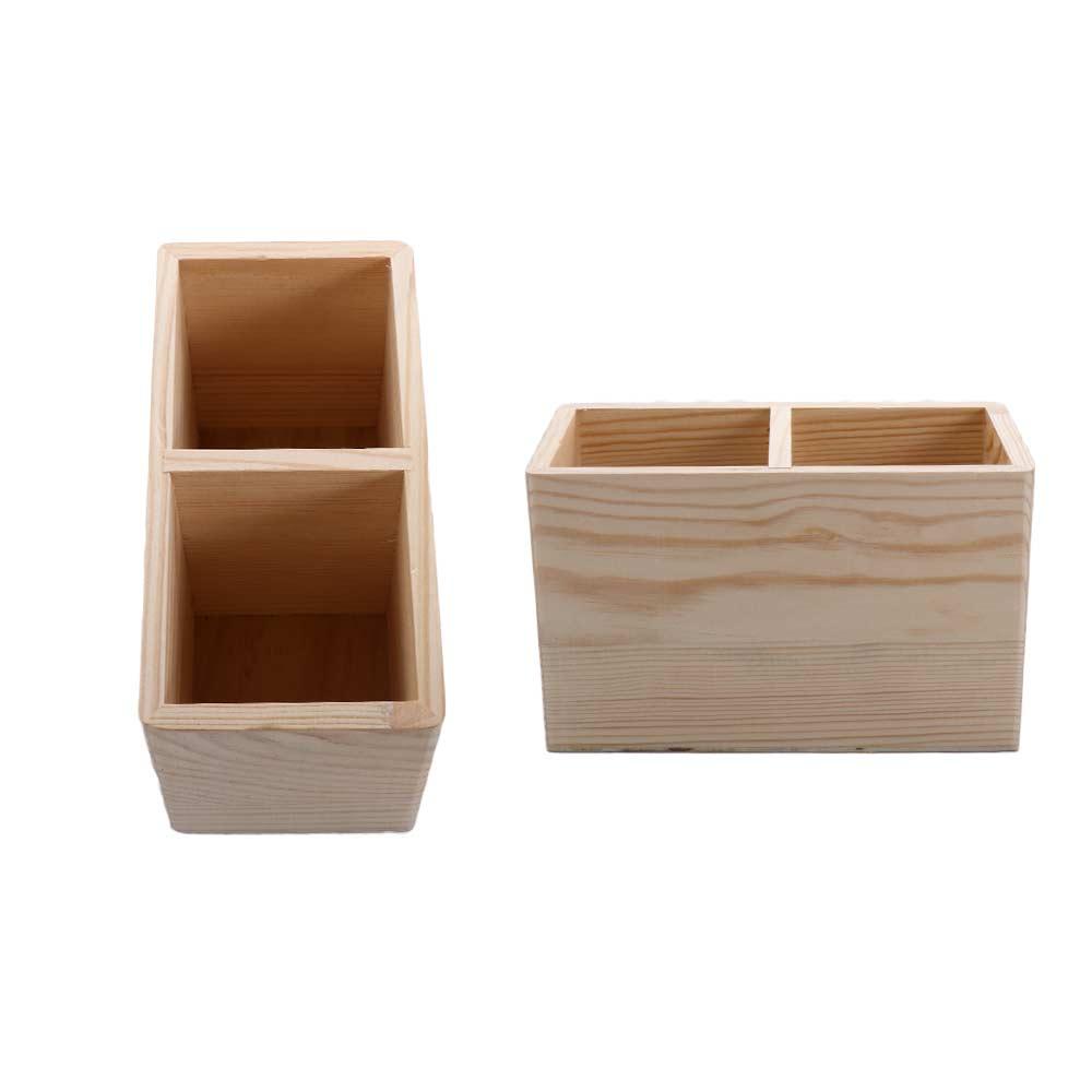 Office Organizer Pen Holders Pen Holder Stationery Organizer 1/2 Grid Organizer Desktop Storage Box