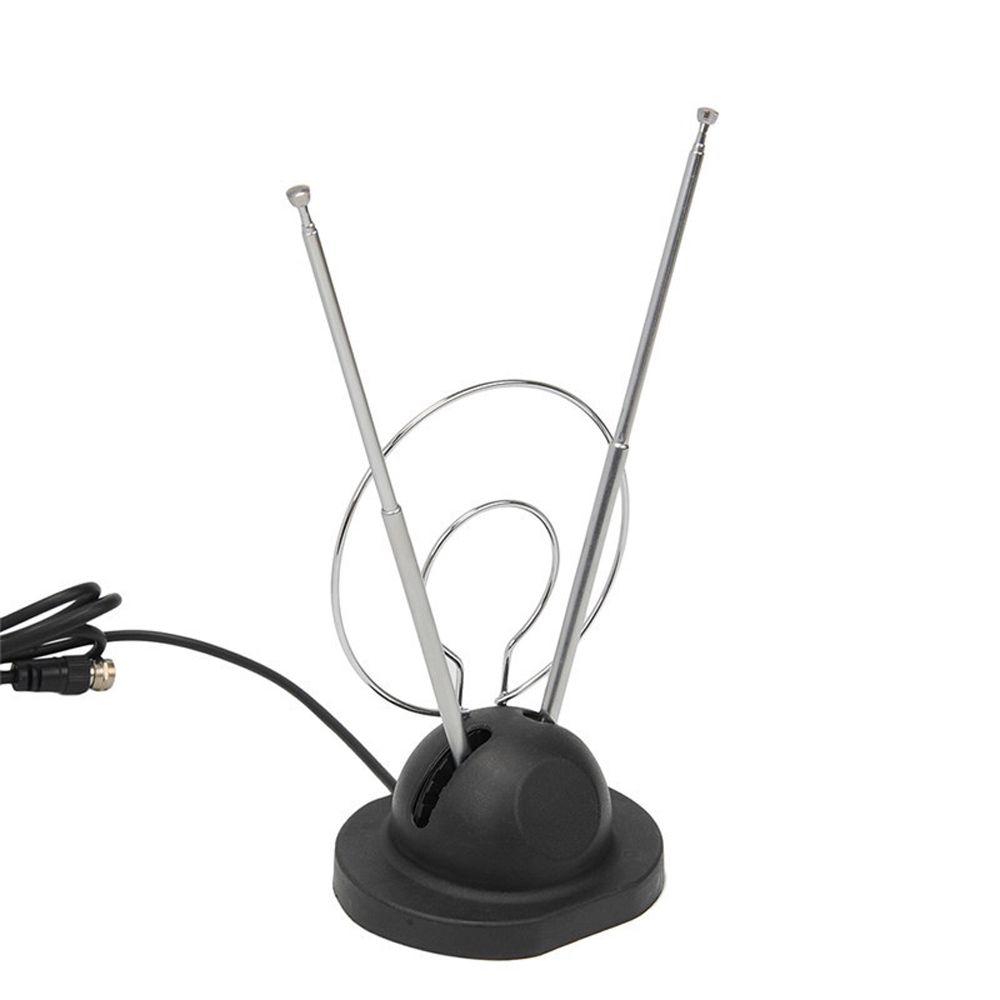 Receive 45-860 MHZ Receiver VHF UHF Signal TV Antenna Rabbit Ear Antenna Indoor Antenna TV Aerial