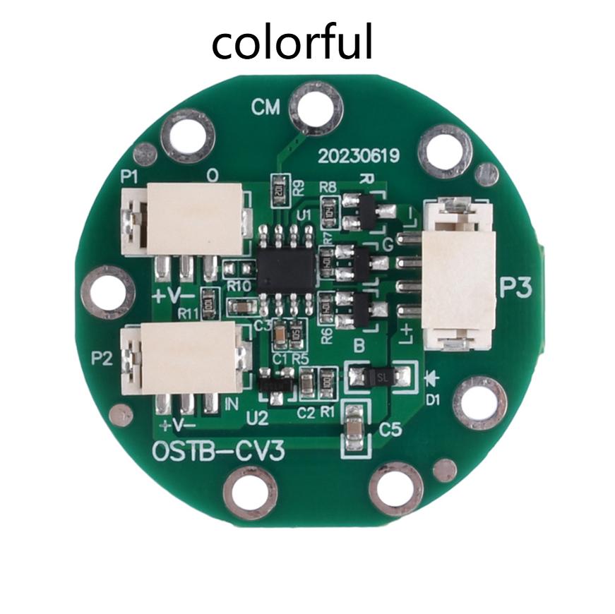 Круглый светодиод RGB, цветной речной свет, сенсорный индукционный выключатель, воздушный сепаратор, речной настольный светильник, ячейка, набор для самостоятельной сборки катушки, модуль привода