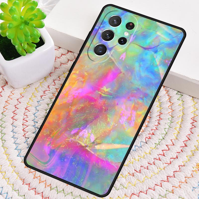 Голографический радужный силиконовый чехол для телефона для Samsung Galaxy note 10 pro S26 S25 S24 S23 S22 S21 Plus S25Ultra Capa Cover