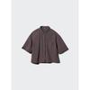 Uniqlo Японская нейлоновая коробчатая короткая рубашка с рукавом 5 минут