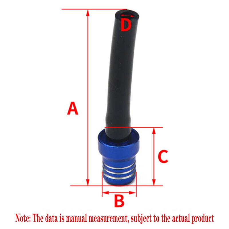 1 шт. алюминиевый сплав кросс-кантри мотоцикл газовый топливный бак клапан выхлопной шланг дыхательный шланг четырехколесный мотоцикл стандартные детали