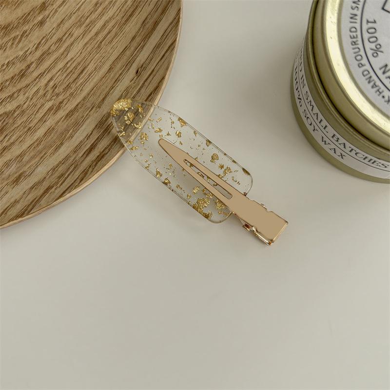 Элегантная весенняя французская шпилька: Высококачественная бесшовная боковая заколка для челки