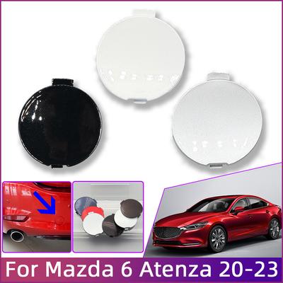 Крышка буксировочной проушины заднего бампера для Mazda 6 Atenza Седан 2020-2023 Автомобильная крышка буксировочного крюка для буксировки прицепа Накладка