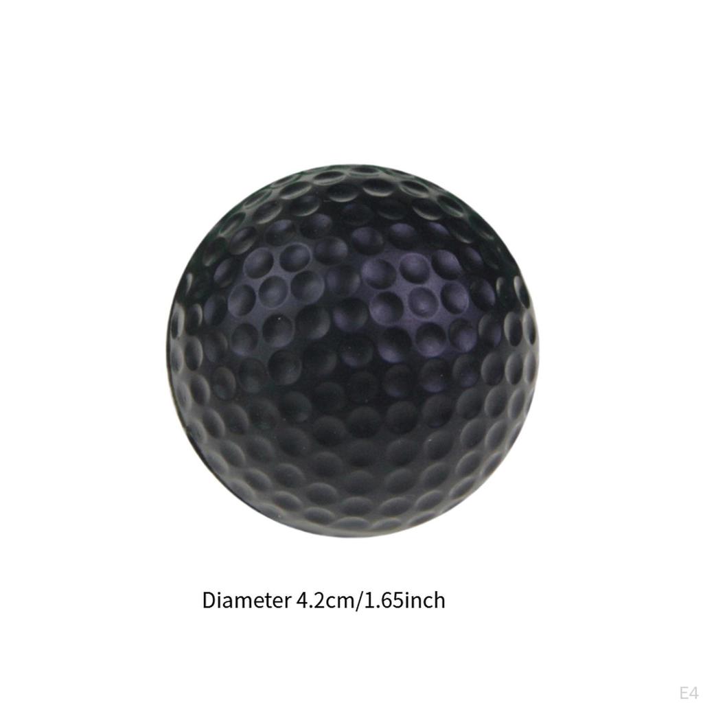 10 шт. мячей для гольфа диаметром 4,2 см, портативные, легкие, реалистичные, для тренировок