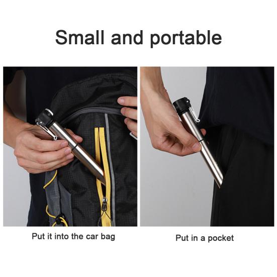 Велосипед МТБ Горный велосипед Велоспорт Ручной воздушный насос высокого давления Накачка мяча и шин