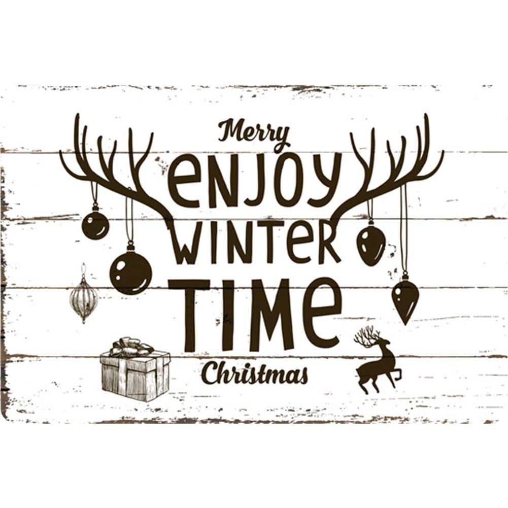 Металлическая жестяная вывеска с Рождеством, металлическая оловянная табличка с изображением лося, снежинки, железная живопись, украшение для домашнего бара, кафе, паба, настенные художественные тарелки