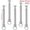 5 Sets Fan Accessories Hand Repairing Kit Pendant Light Metal Rivets For Folding Accessory Shaft Stainless Steel Nut