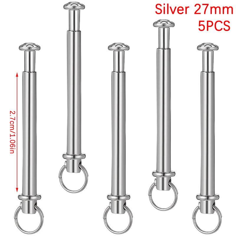 5 Sets Fan Accessories Hand Repairing Kit Pendant Light Metal Rivets For Folding Accessory Shaft Stainless Steel Nut