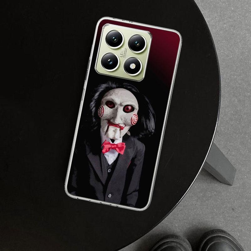 The Jigsaw Killer Horror Phone Case Cover for Xiaomi Redmi Note 15 14 13 12 11 Pro Plus 14S 12S 11S 11T 11E 10S 10 Customized Fu