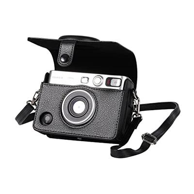 Чехол для пленки Instax Mini Evo, Защитная крышка для Instax Mini, Полная защита, Защита от царапин, В комплекте плечевой ремень, Искусственная кожа, Портативный, Легкий