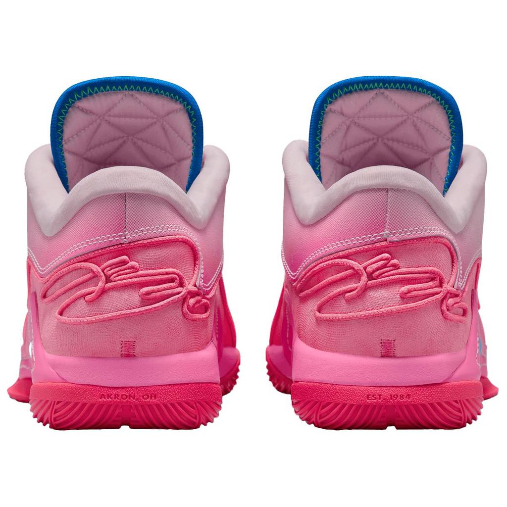 Nike LeBron 22 Противоскользящие Износостойкие Низкие Баскетбольные Кроссовки Мужские Розовые Белые Кроссовки HV8456-600