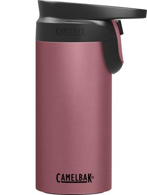 К Camelbak Forge Flow Вакуумная термокружка для путешествий Сохраняет напитки горячими или Терракотово-розовая Непроливающаяся/Готова к употреблению! Тамблер, 350 мл, Одно касание, Одна рука