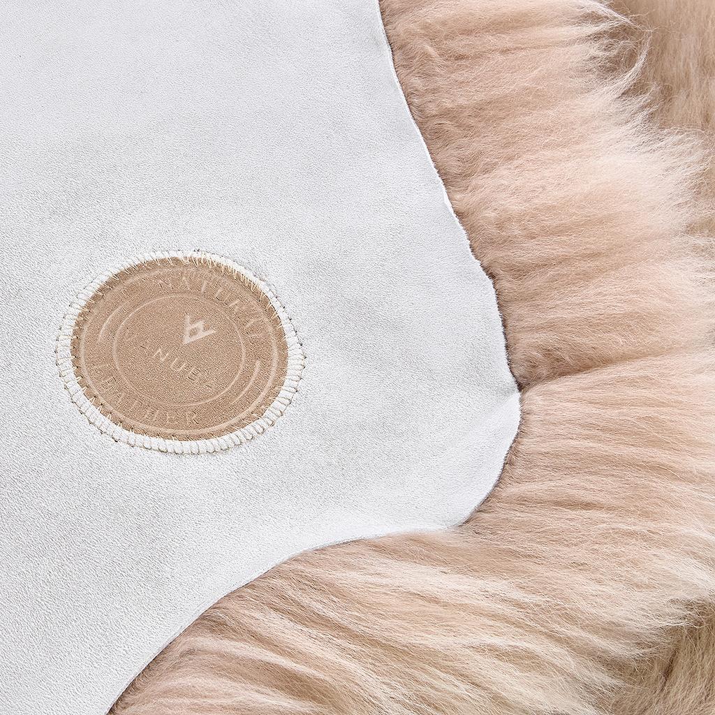 Beige sheepskin 90-100cm size 90-100cm