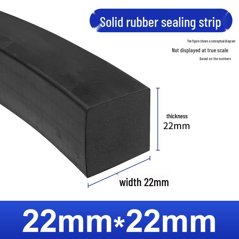 Nitrile Rubber Strip: Oil & Pressure-Resistant Shock Absorbing Glass Pad for Sealing & Joint Support