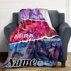 Custom Name Name'S Dynamic Duo Party Blanket For Couch Bed Plush Cozy Fuzzy Blanket Super Soft Warm Blankets For Fall And Winter 0916208