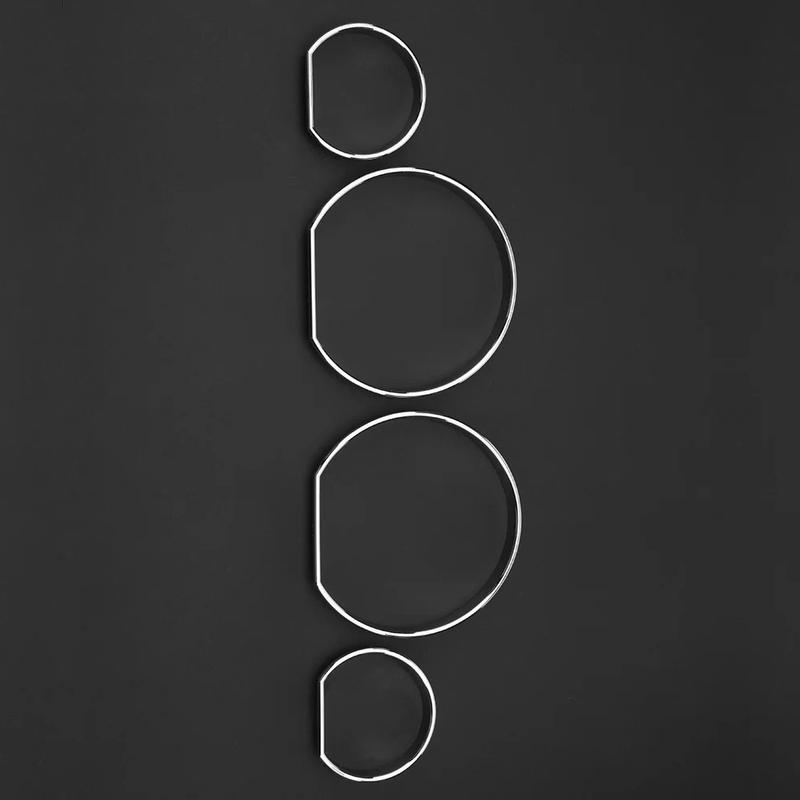 Gauge Cluster Ring Car Interior Trim Kit Hassle-free tallation Sturdy Daily Wear Enhanced Aesthetic Appeal Decorative Trim