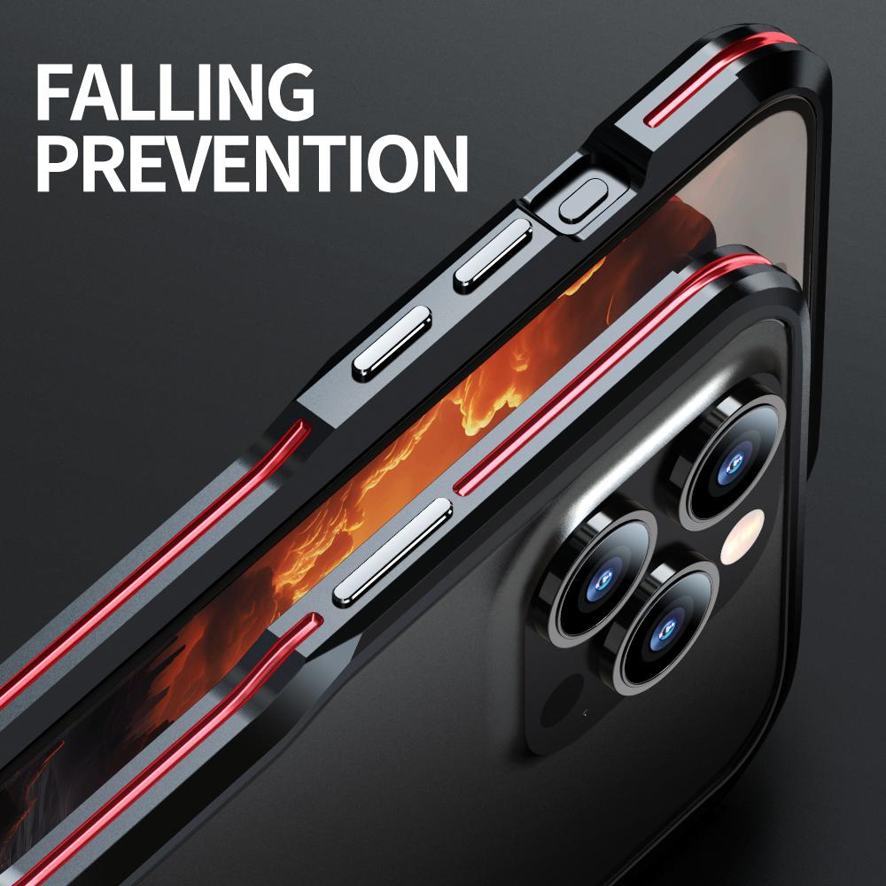 Бронированный чехол для IPhone 15 14 Pro Max 14 15 Plus 14 Pro противоударный металлический каркасный бампер необычный алюминиевый чехол