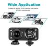12V Dual USB Car Cigarette Lighter Socket Splitter 12V Charger Power Adapter Outlet Accessories New Arrive