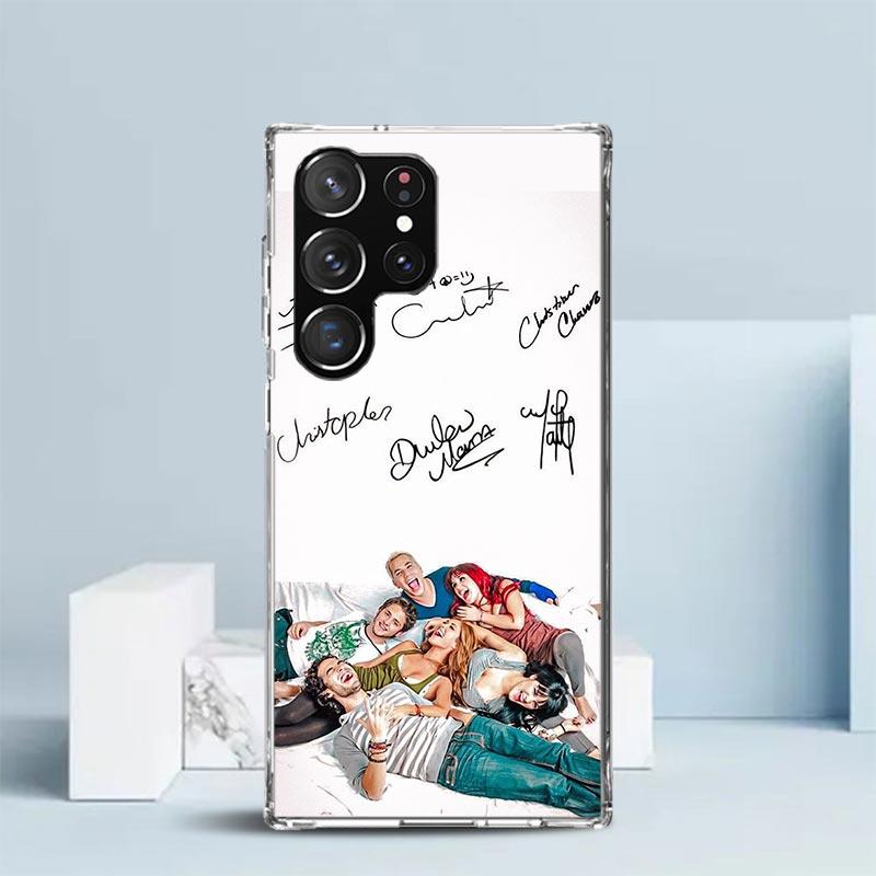 F-Fashion RBD R-Rebelde Мягкий чехол для Samsung Galaxy S25 Edge S26 S24 S23 Ultra Чехол для телефона S22 S21 Plus S20 FE С рисунком Sh