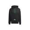 Adidas Originals Embroidered Trefoil Logo Hoodie Men Hoodie Black HG8090