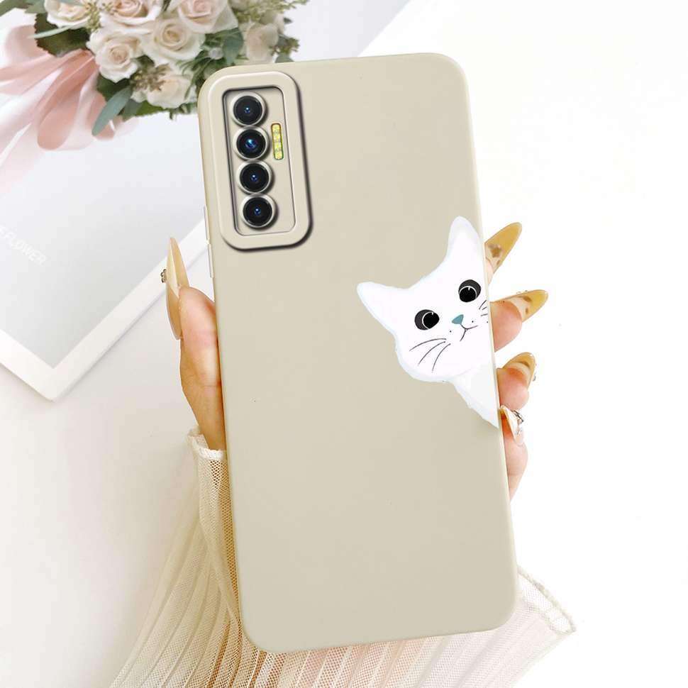 Чехол для Tecno Camon 17P CG7 CG7n Милый Подсолнух Мягкий Силиконовый Задний Чехол Для Tecno Camon 17 P 17P Чехлы для Телефона Ударопрочные Fundas