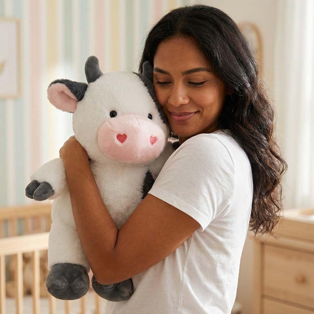Simulation Cow Stuffed Plush Doll Cartoon Cow Plush Toy Sleeping Pillow Animals Cow Toys Kids Toy