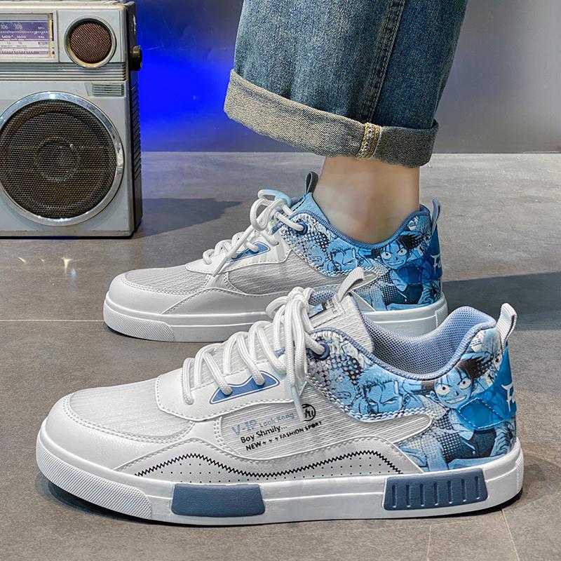 Мужские кроссовки большого размера 47, роскошные уличные кроссовки для косплея в стиле аниме для мужчин, тренировочные легкие повседневные кроссовки, обувь для скейтборда