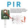 SJZ026 360 Degree Ultrasonic Solar Energy Outdoor Animal Repellent
