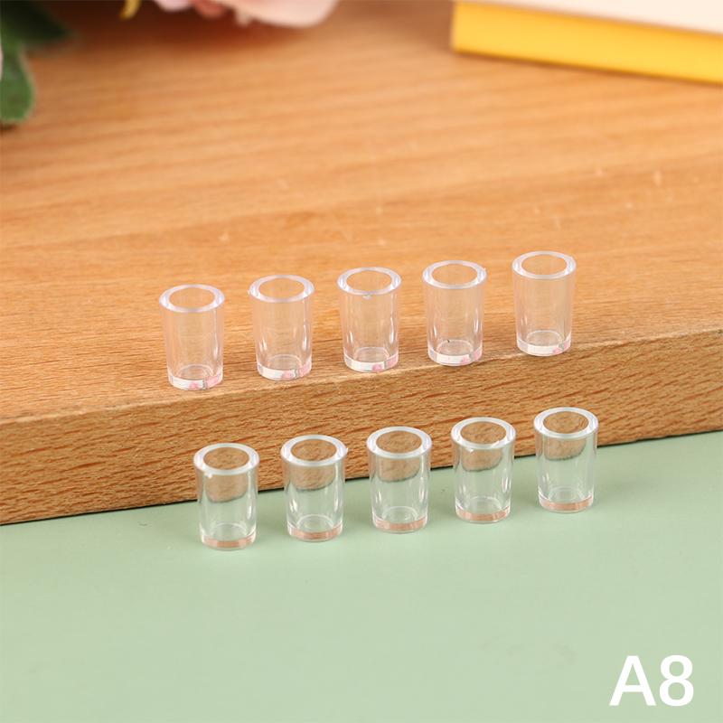 10 шт. мини-чашка для красного вина, имитация мебели, бокал для вина, кубок, декор для кукольного домика