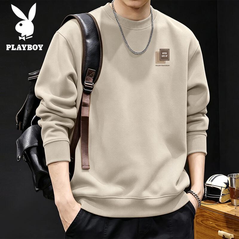 PLAYBOY Мужской повседневный свитшот с круглым вырезом