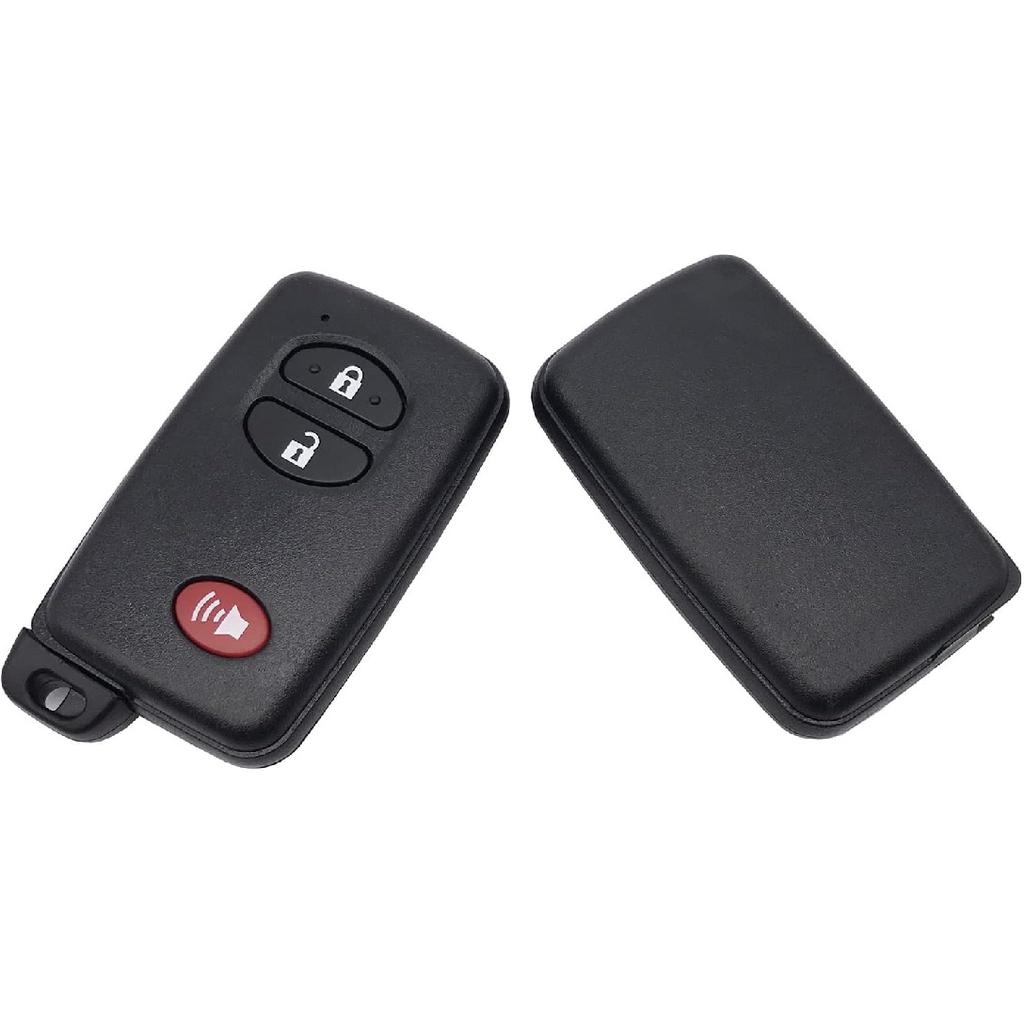 Чехол-брелок для ключа с 3 кнопками, подходит для Toyota Prius Highlander Prius C Prius V RAV4 Camry, корпус брелока с бесключевым доступом