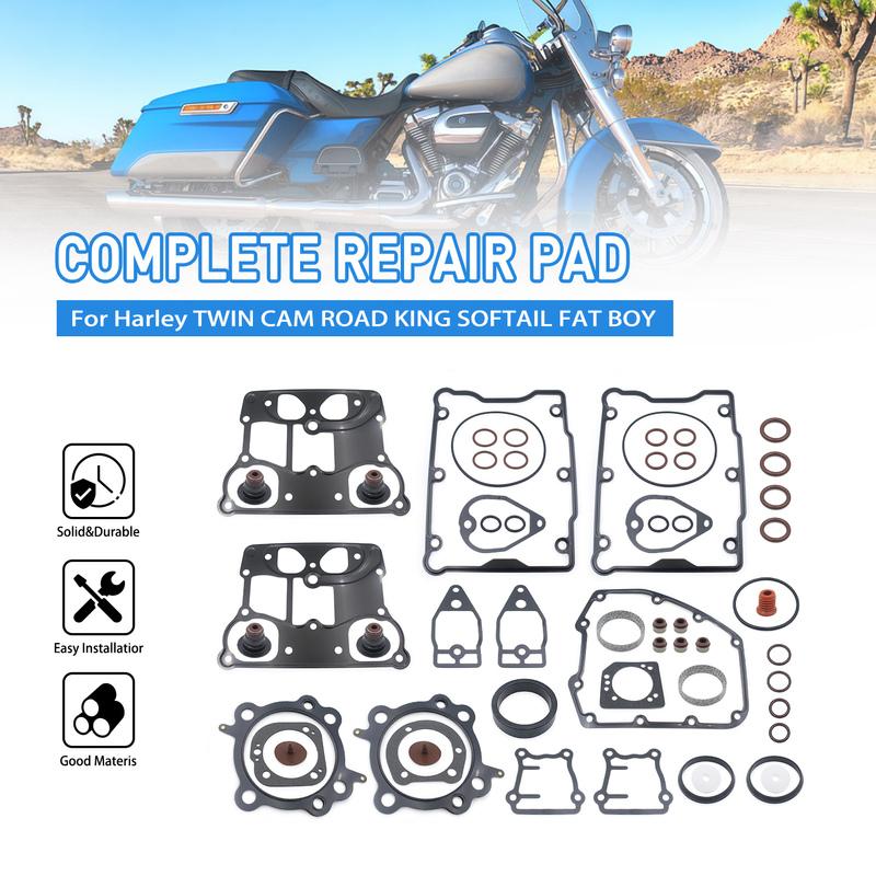 Gasket Clutch Cover Kit Compatible Engine Gasket Set For Harley 1999-2006 Twin Cam Big Bore Softail Springer Fat Boy Motorcycle